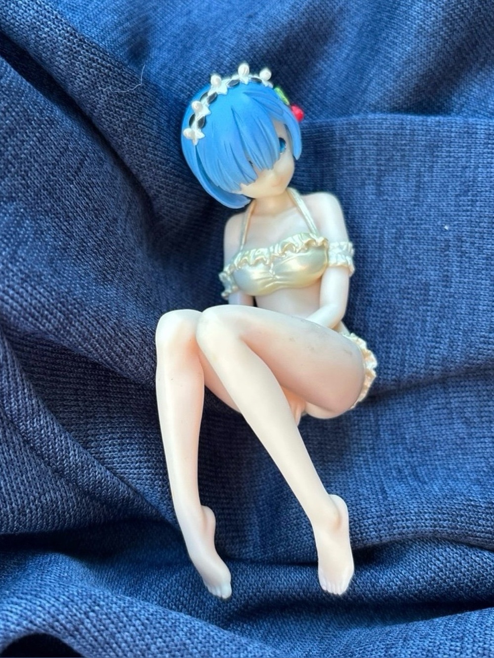 Anime Figure. Kneeling, provocative stance.